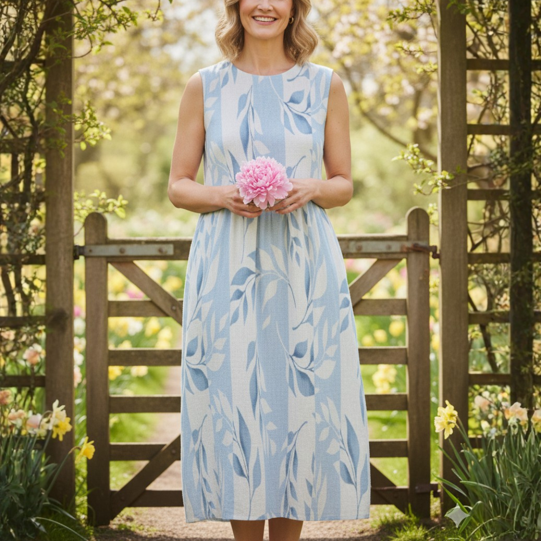 Joy | Leafy Midi Dress