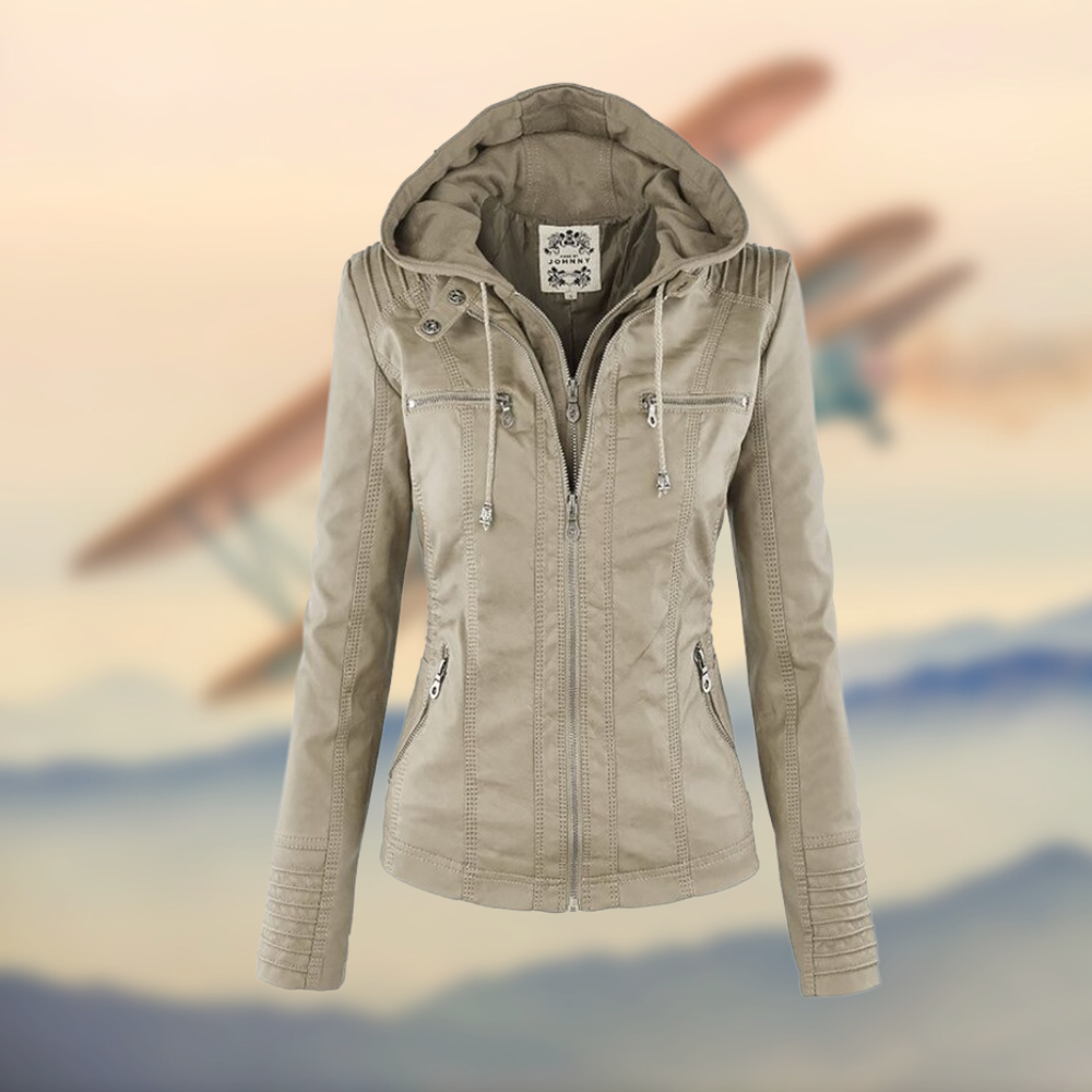 Ava™ – Timeless Vegan Leather Jacket