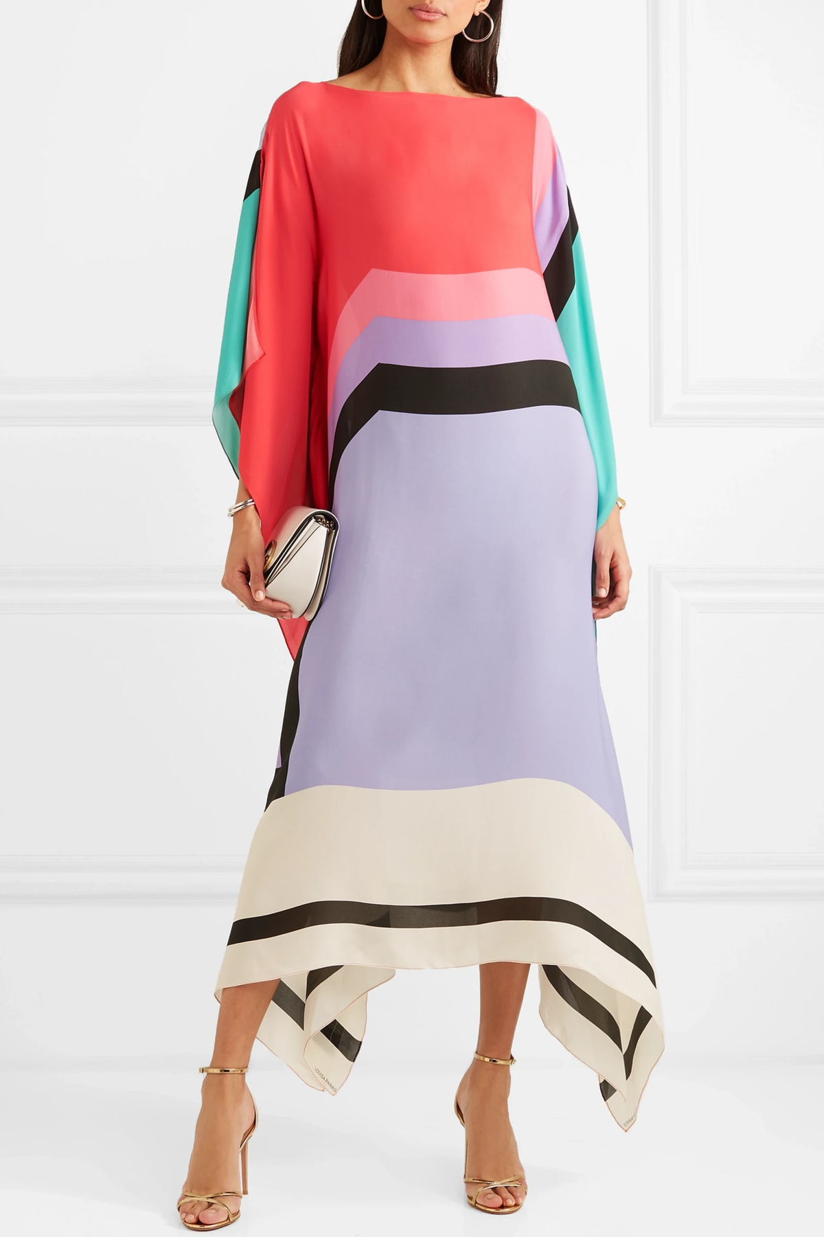 Xyrelvyn – Elegant Colorblock Maxi Dress