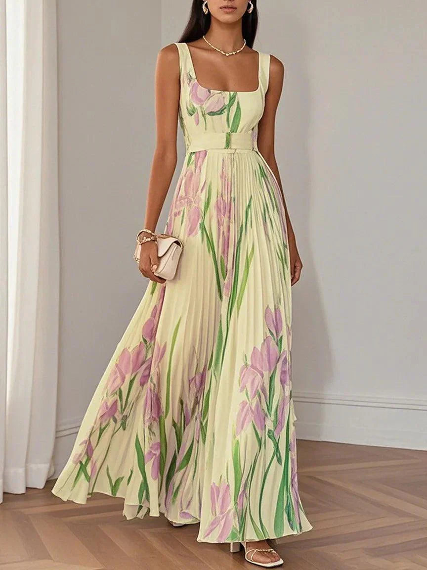 Lyzoryna – Elegant Floral Maxi Dress