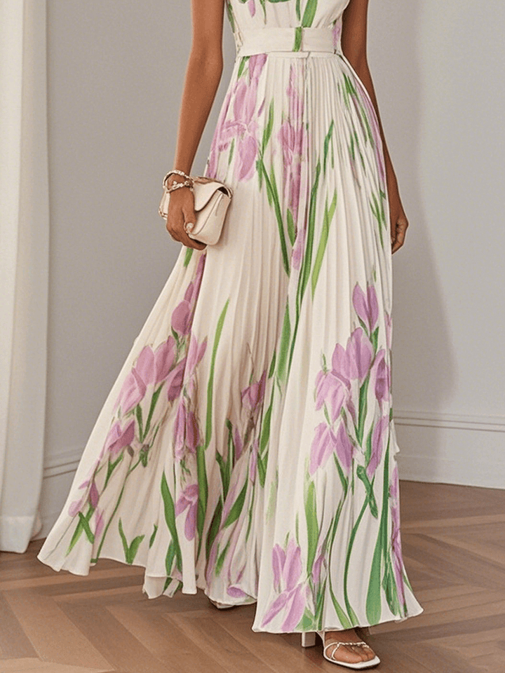 Lyzoryna – Elegant Floral Maxi Dress