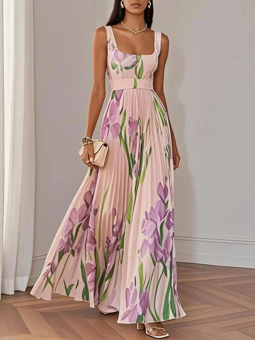 Lyzoryna – Elegant Floral Maxi Dress