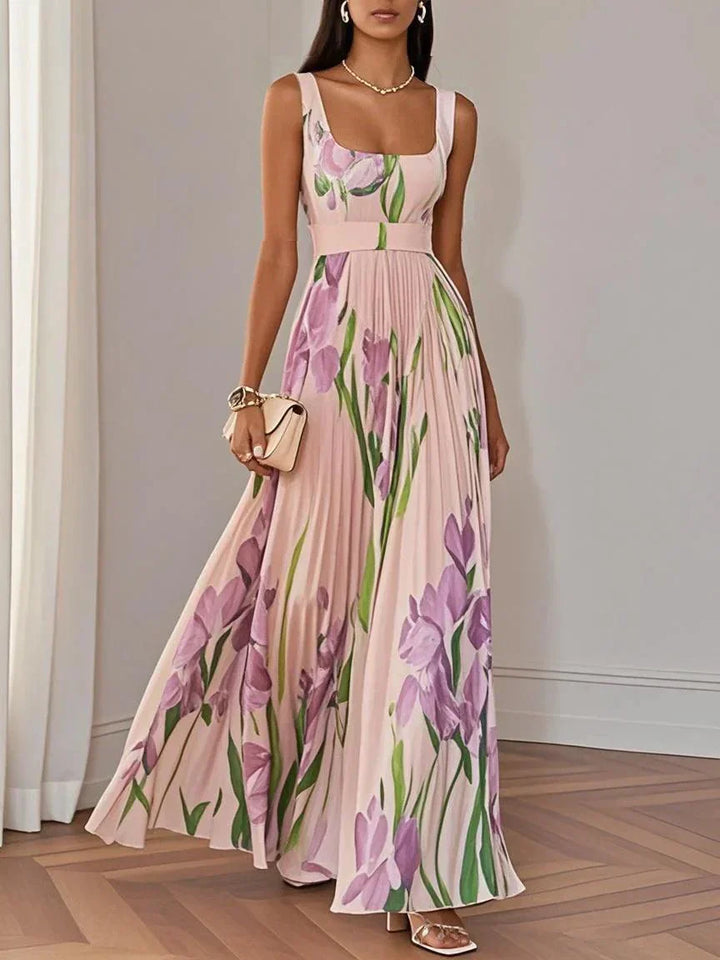 Lyzoryna – Elegant Floral Maxi Dress