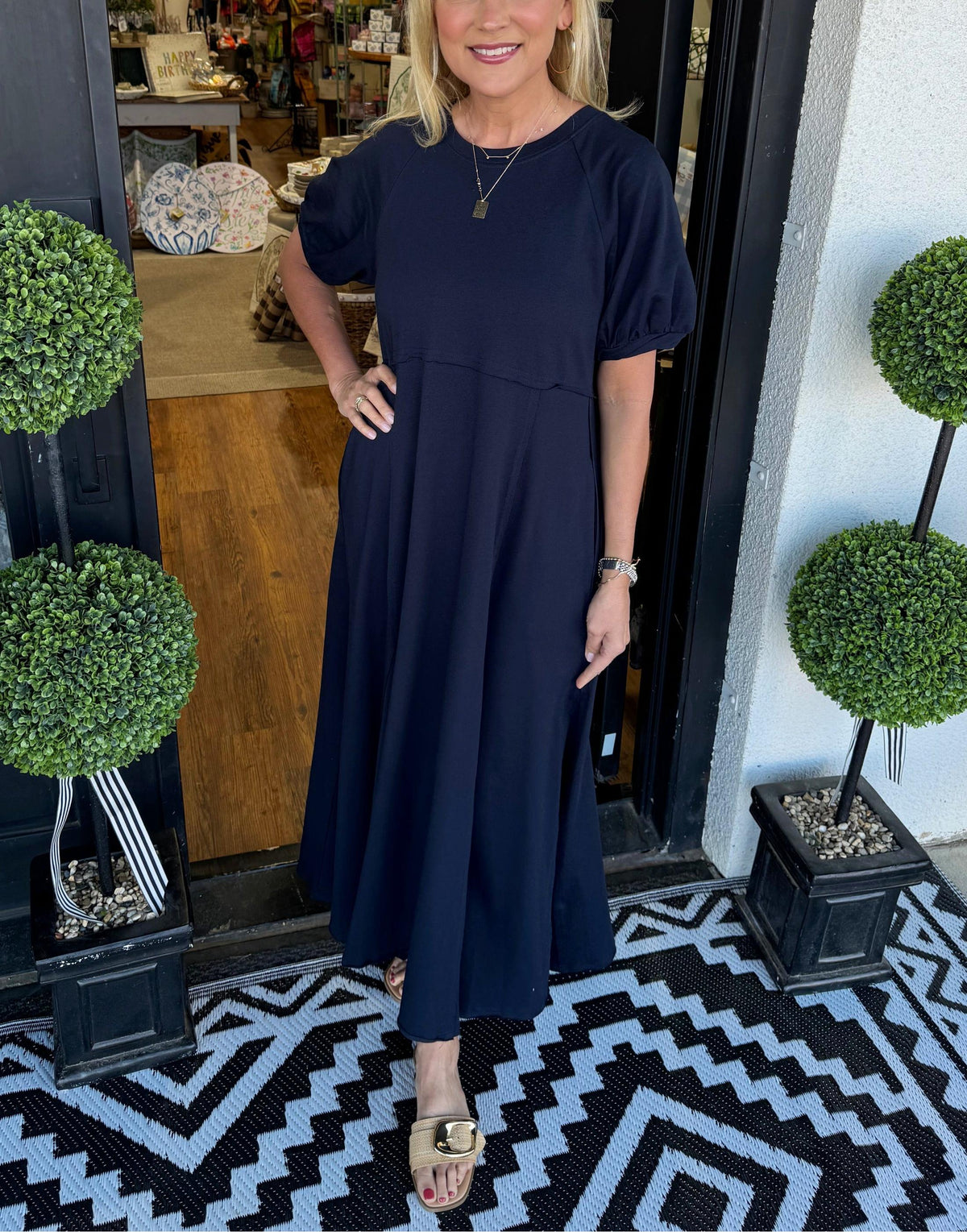 Charlotte™ | Elegant Puff Sleeve Maxi Dress