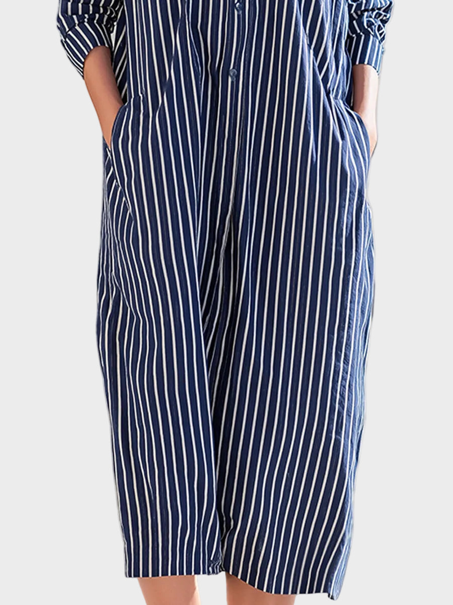 Harbour | Striped Shirt Maxi Dress
