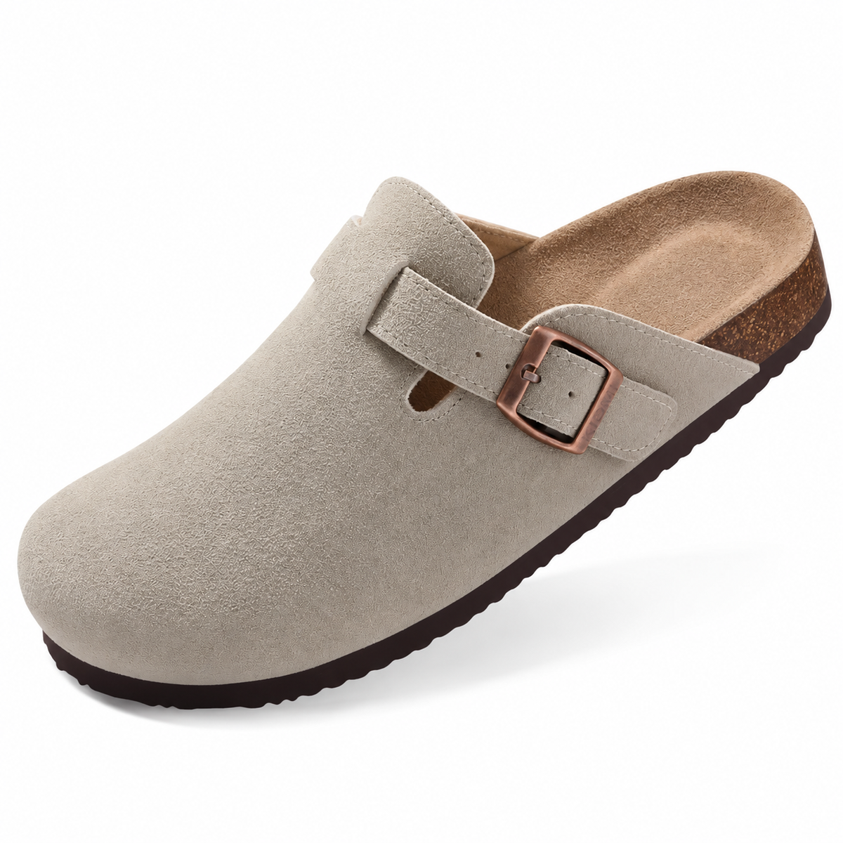 Clara | Supportive Suede Clogs