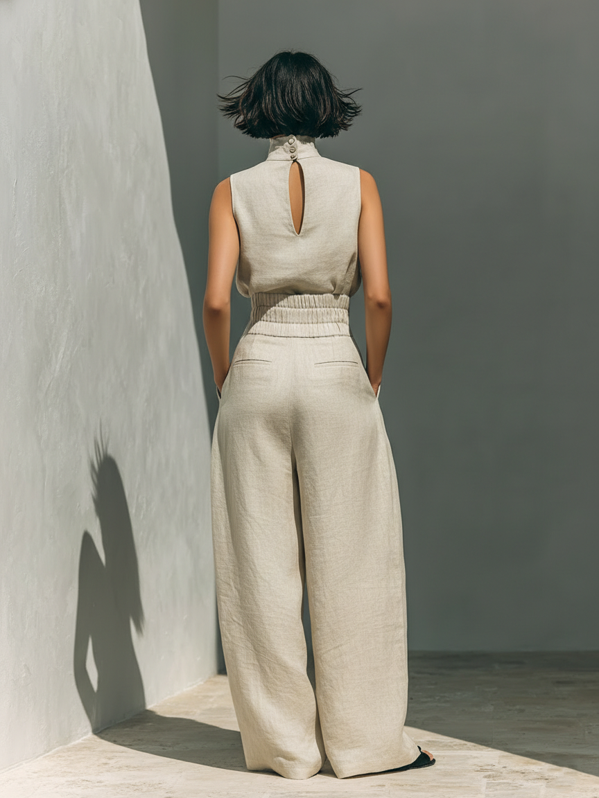 Livia – Cotton & Linen Minimalist Set