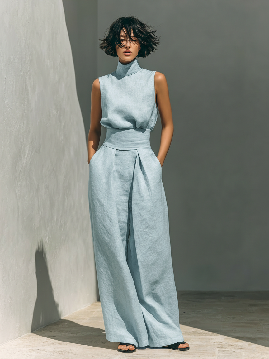 Livia – Cotton & Linen Minimalist Set