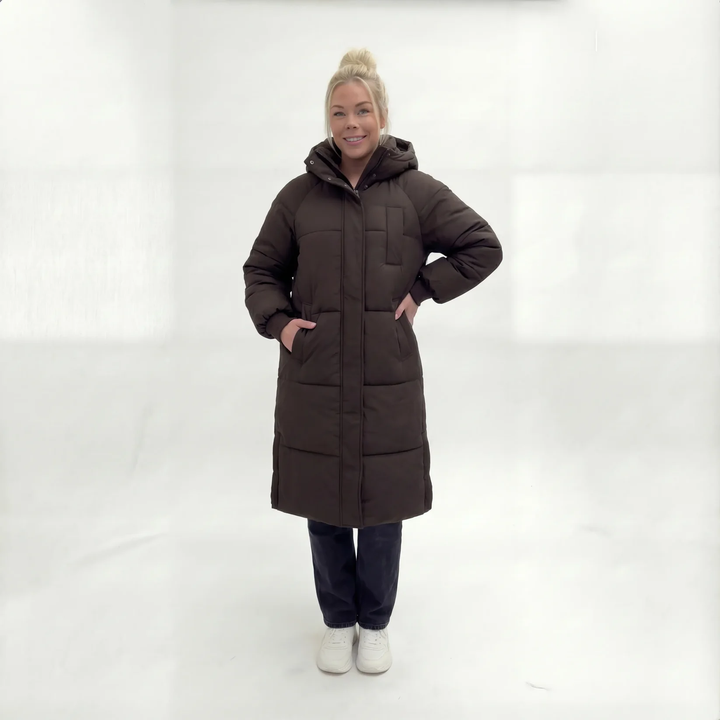 Belinda - Classic Hooded Long Puffer Jacket