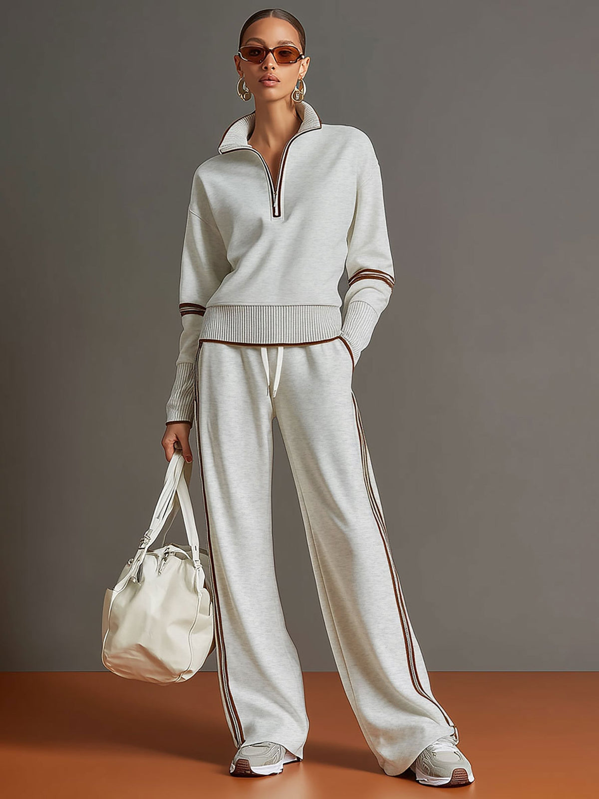 Aaliyah - Wide-Leg Knit Co-ord Set for Effortless Comfort