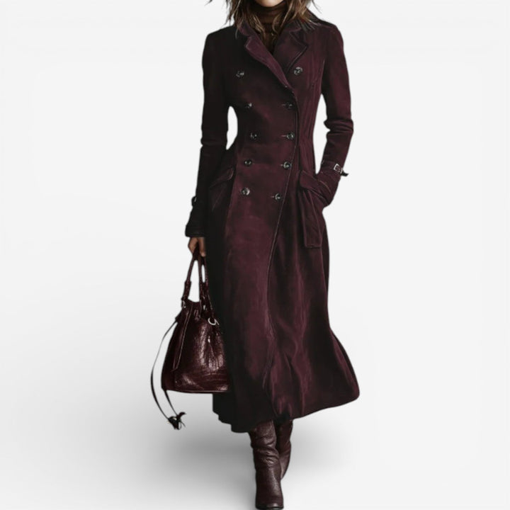 Loretta - Suede Trench Coat