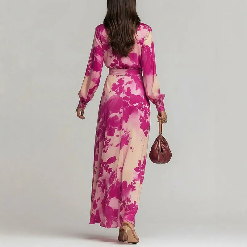 Roselle – Floral Wrap Maxi Dress