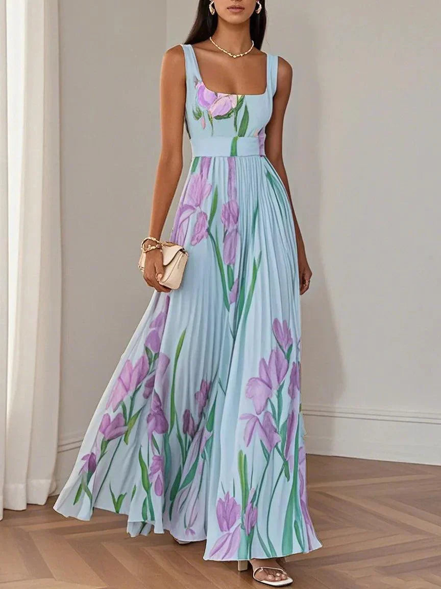 Lyzoryna – Elegant Floral Maxi Dress