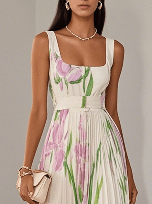 Lyzoryna – Elegant Floral Maxi Dress