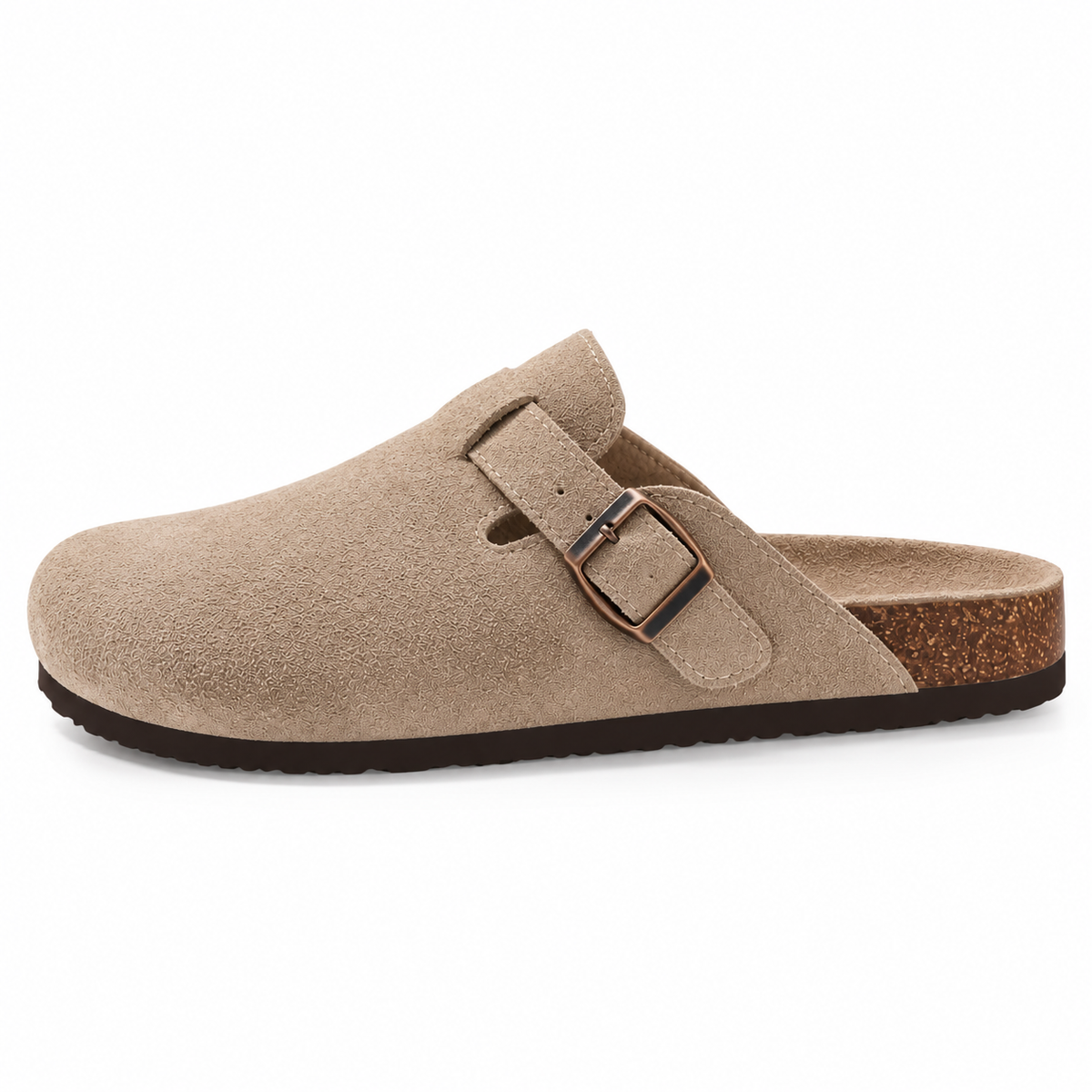 Clara | Supportive Suede Clogs