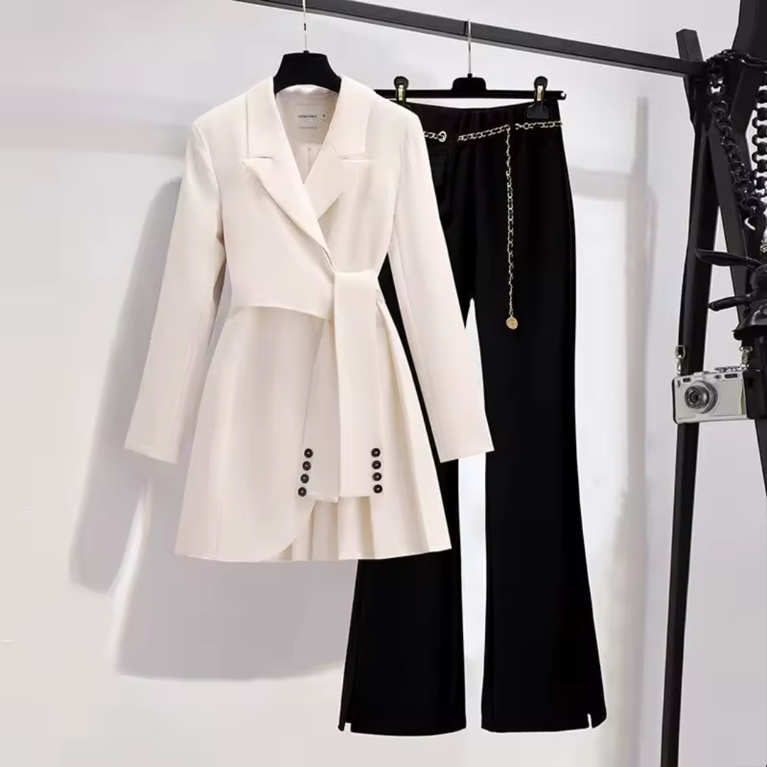 LOUISA™ – Elegant Blazer & Trousers Set