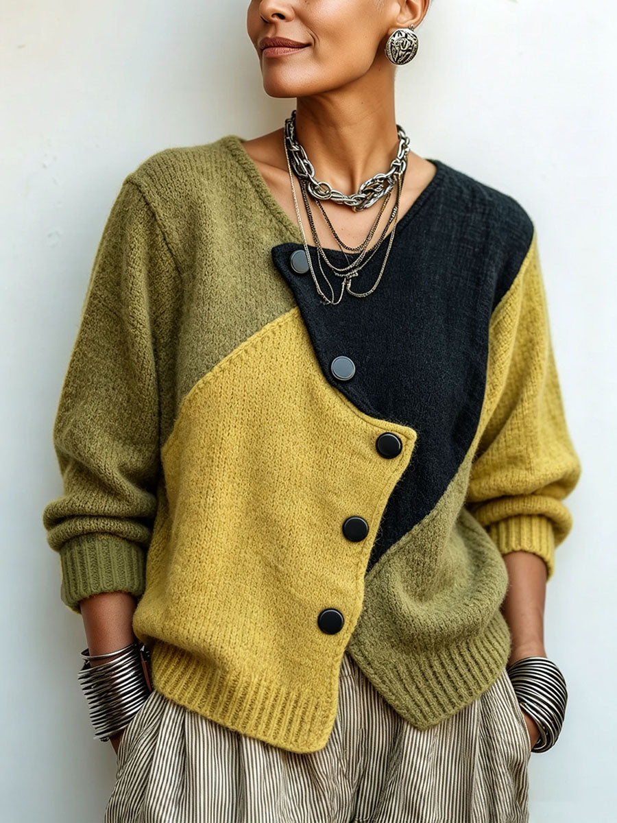 Weston™ | Colour-Block Knit Jumper