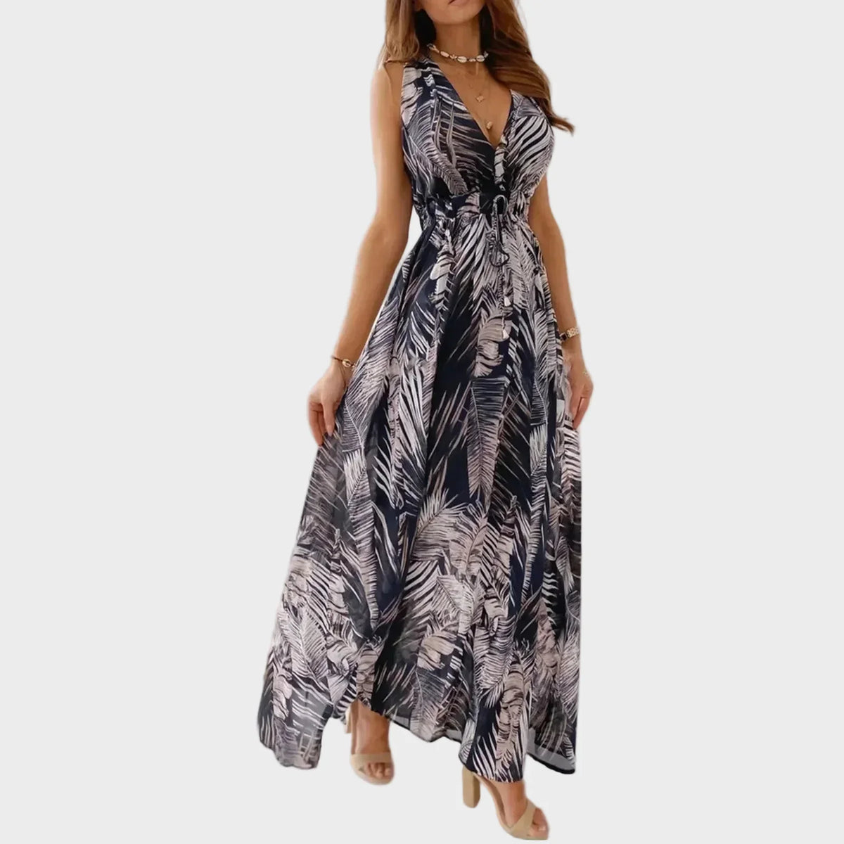 Eden | Tropical Floral Maxi Dress