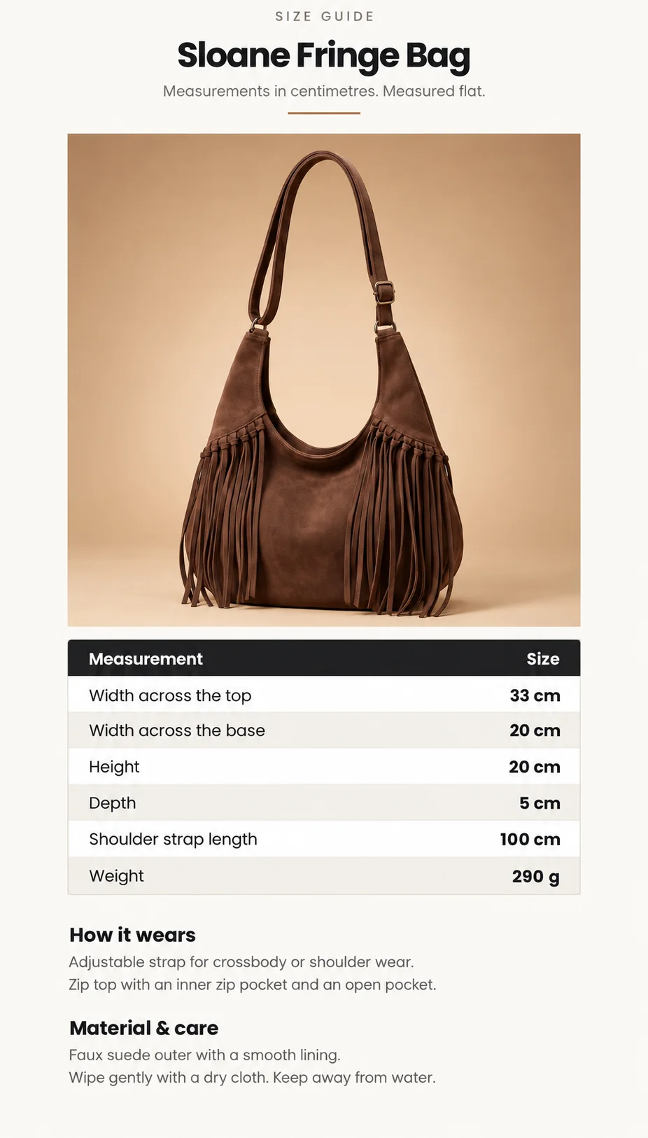 Sloane Fringe Bag